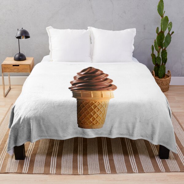 Item preview, Ice Cream Cone, Chocolate covered Ice Cream cone, dessert, summer treats, yummy, custard, boardwalk treats designed and sold by Nostrathomas66.