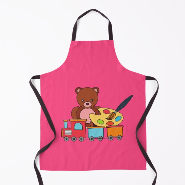 Item preview, Kids Train Teddy Bear Art designed and sold by OMGCutie.