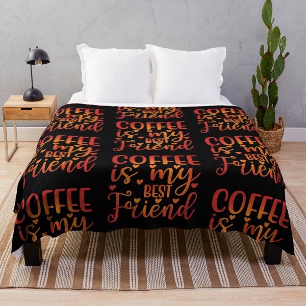 Artikelvorschau, Coffee is my Best Friend Gift Art Design Happy Life Apparel Essential Motivation Inspiration Joy Mood entworfen und verkauft von DesignByHeartUK.