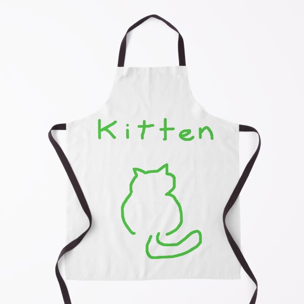 Item preview, Green drawing of a cat designed and sold by Grzegorz Majerski.