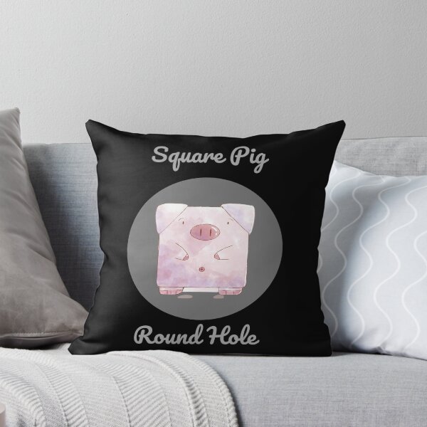 Item preview, Square Pig Round Hole designed and sold by Paulele.