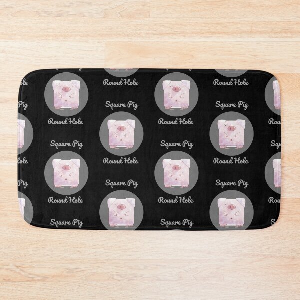Item preview, Square Pig Round Hole designed and sold by Paulele.