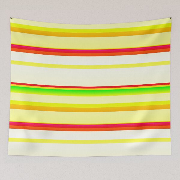 Item preview, Yellow red green striped   designed and sold by lausn.