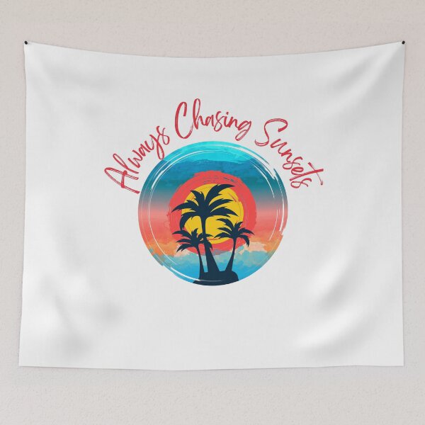 Item preview, Forever Chasing Sunsets  designed and sold by Miraal & Co ⭐️⭐️⭐️⭐️⭐️.