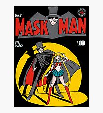 Maskman Photographic Print