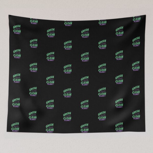 Item preview, A Green Planet is a Clean Planet Recycle Reuse Reduce Environment Friendly Image designed and sold by NovawayDirect.