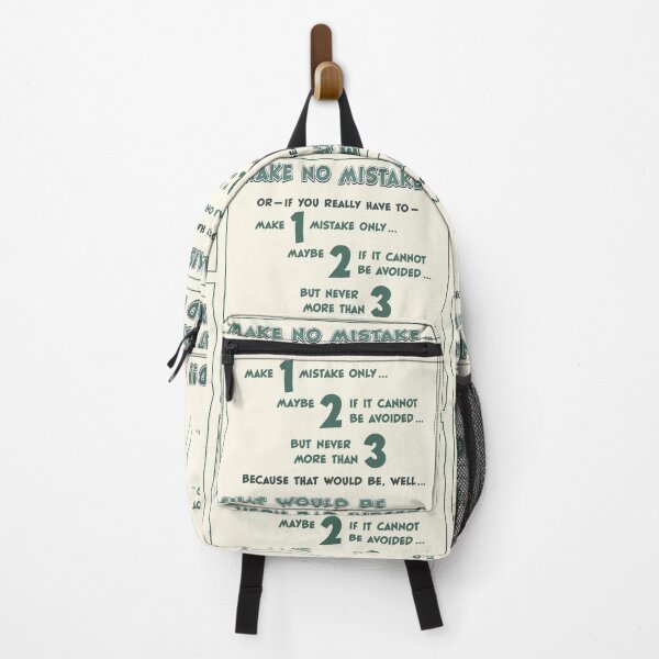 Item preview, Make no mistake.... And if you do, look nonchalant and smile designed and sold by Mantramontics.