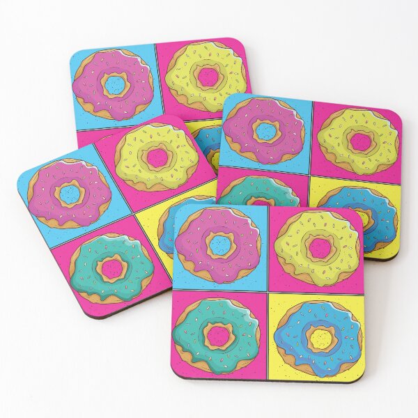 Item preview, Colorful pop art donuts designed and sold by Donutlovers.