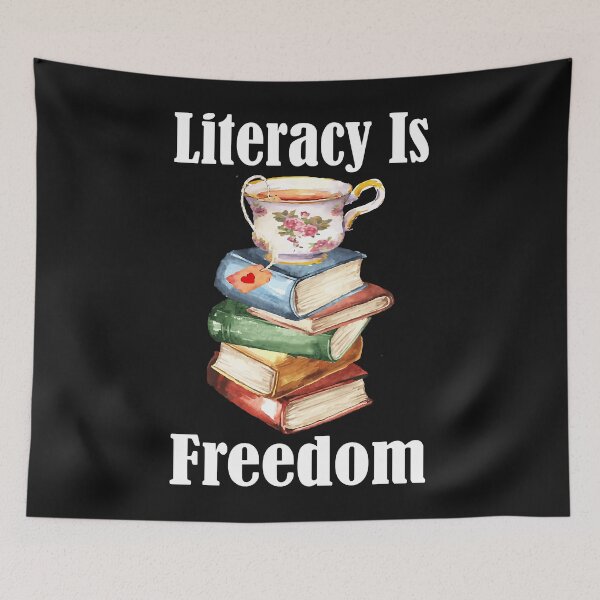Artikelvorschau, Literacy Is Freedom (3) entworfen und verkauft von Evrard122344.