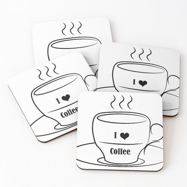 Item preview, I love coffee. designed and sold by DesignOnTshirt.