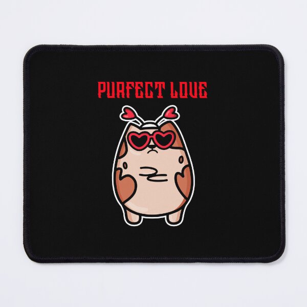 Item preview, Funny Purfect Love Cat Hearts designed and sold by roseglasses.