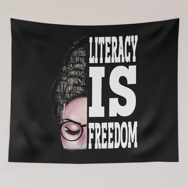 Item preview, Literacy Is Freedom (6) designed and sold by Evrard122344.