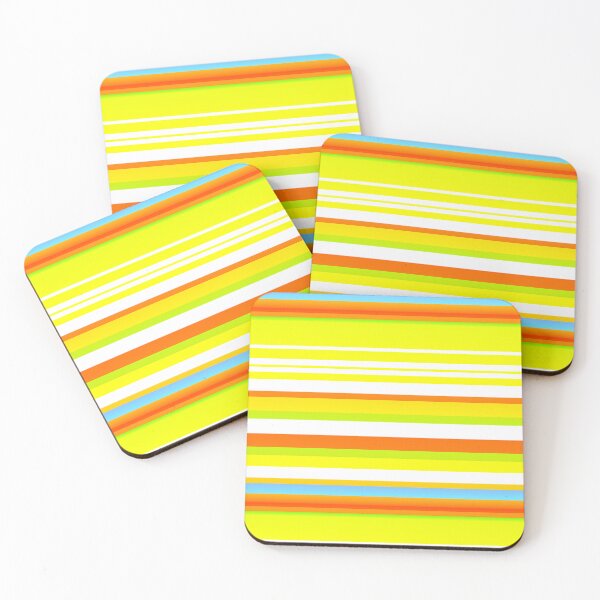 Item preview, Yellow orange  striped   designed and sold by lausn.