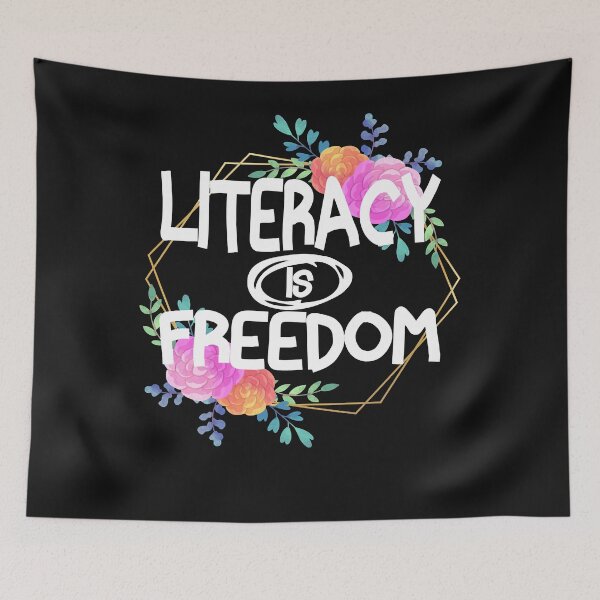 Item preview, Literacy Is Freedom (12) designed and sold by Evrard122344.
