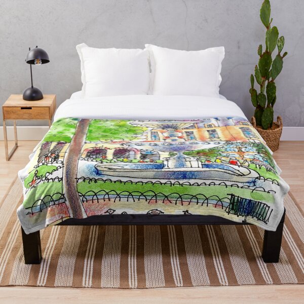 Place des Vosges, Paris Throw Blanket