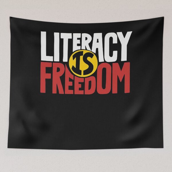 Artikelvorschau, Literacy Is Freedom (14) entworfen und verkauft von Evrard122344.