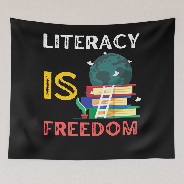 Artikelvorschau, LITERACY IS FREEDOM entworfen und verkauft von Evrard122344.