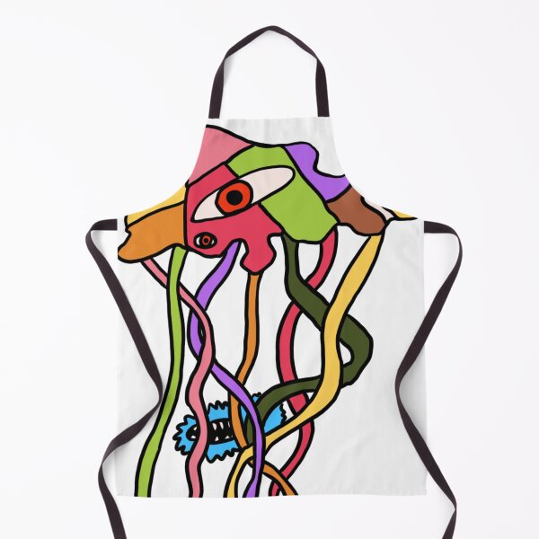 Item preview, The Patchwork Jellyfish (light background) designed and sold by TheDoodlemancer.
