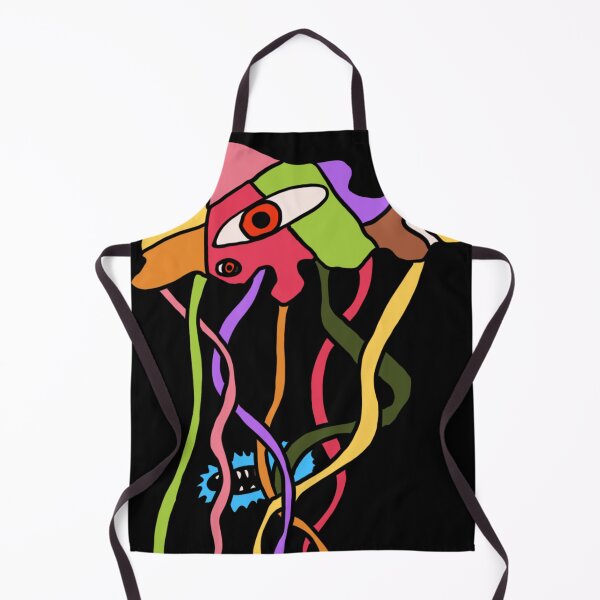 Item preview, The Patchwork Jellyfish (dark background) designed and sold by TheDoodlemancer.