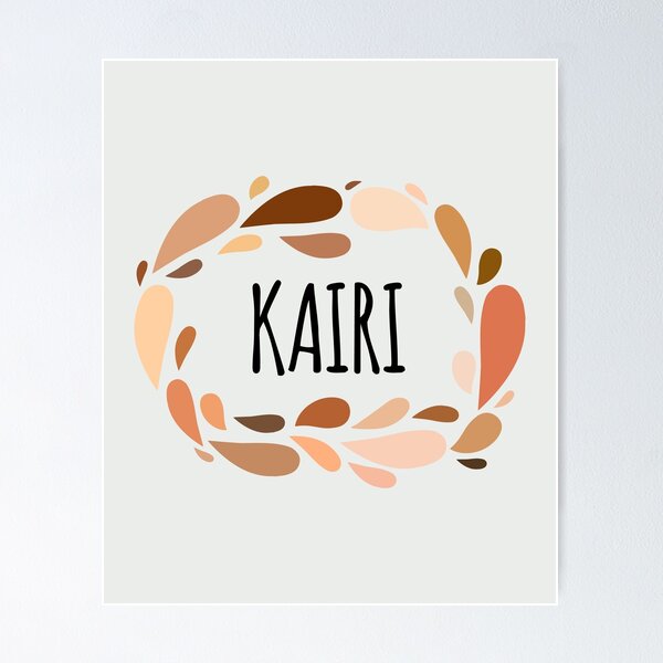 Vista previa del artículo con la obra «Kairi - Nombres para Esposa Hija y Niña», diseñado y vendido por kindxinn.