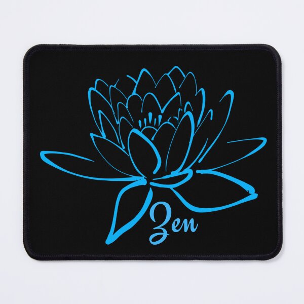 Item preview, Lotus Zen Flower Light Blue - Yoga Meditation designed and sold by Paulele.