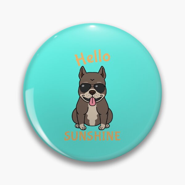 Item preview, I Love Summer, Hello Sunshine Funny Smiling Dog with Glasses designed and sold by InspiredForever.