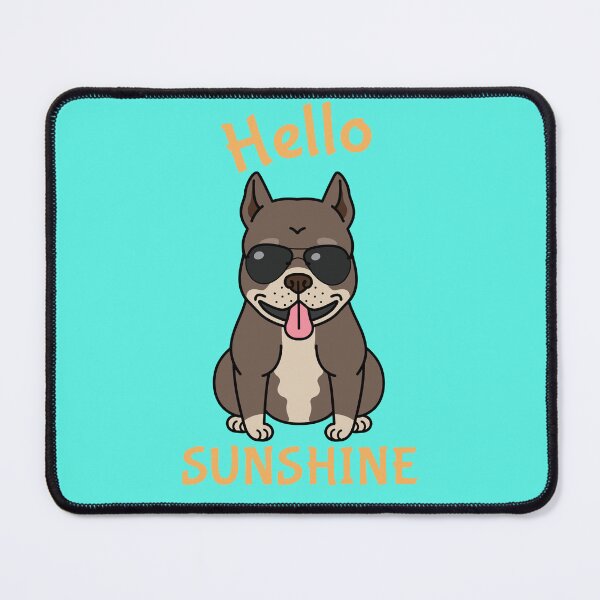 Item preview, I Love Summer, Hello Sunshine Funny Smiling Dog with Glasses designed and sold by InspiredForever.