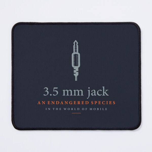 Item preview, 3.5 mm Jack An Endangered Species designed and sold by Wiggly Lines.