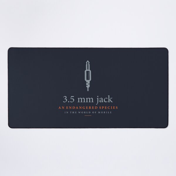 Item preview, 3.5 mm Jack An Endangered Species designed and sold by Wiggly Lines.