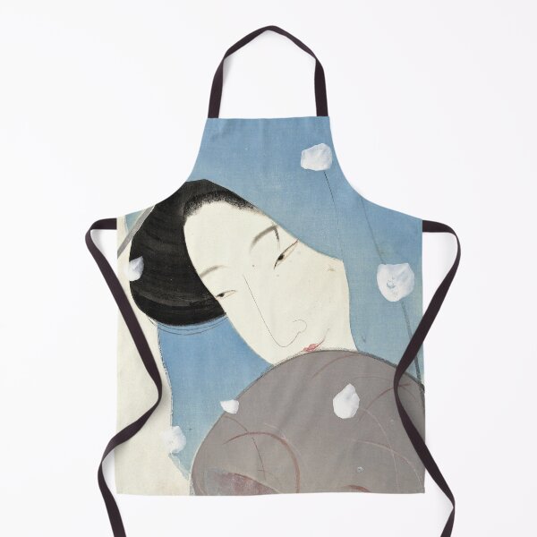 Item preview, Kitano Tsunetomi Vintage Japanese Art. The heroine Umekawa in the snow. designed and sold by el-padre.