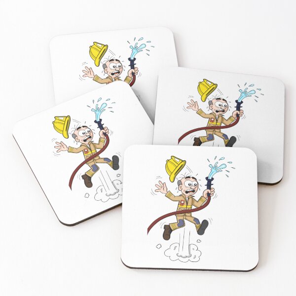 Item preview, Firefighter. cartoon character designed and sold by manu-moon.