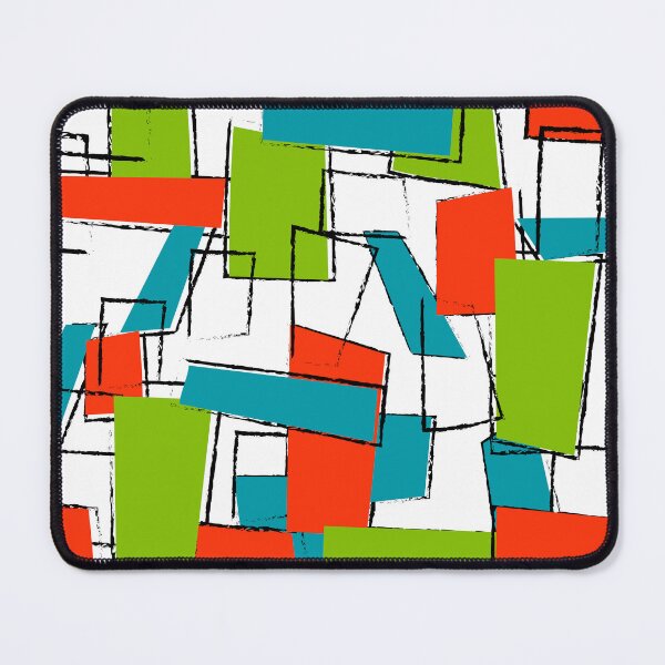 Item preview, Bauhaus Inspired Colored Rectangles designed and sold by LisWilliams.