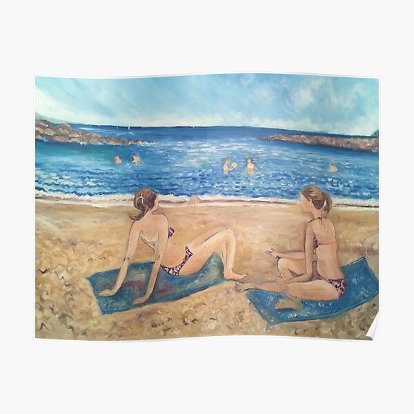Sunbathers Wall Art for Sale Redbubble pic