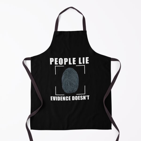 Artikelvorschau, Menschen lügen forensische Beweise für einen Tatort Kriminalisten entworfen und verkauft von StrongShirts.