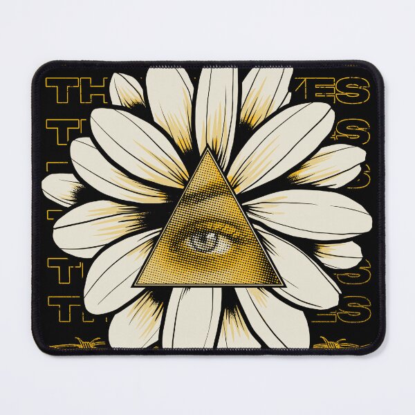 Item preview, Flower Eye Sad Vaporwave Illuminati Pyramid Tears Sunflowers designed and sold by alxmd.