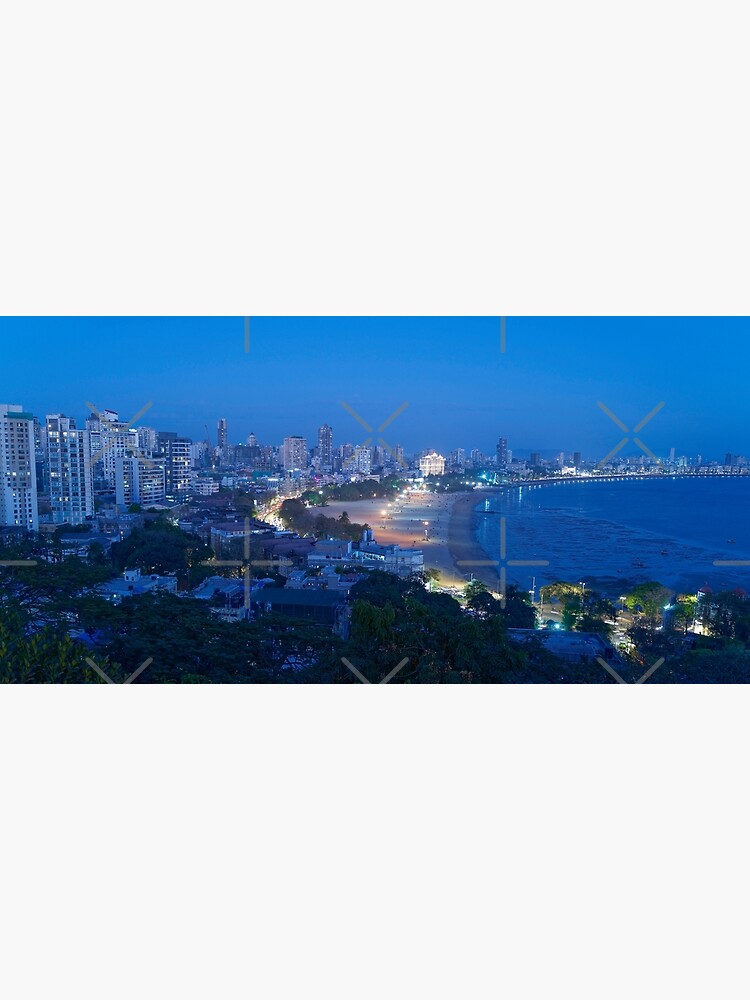 "Mumbai Skyline, Marine Drive, India, Mumbai, India,Modern art, Wall
