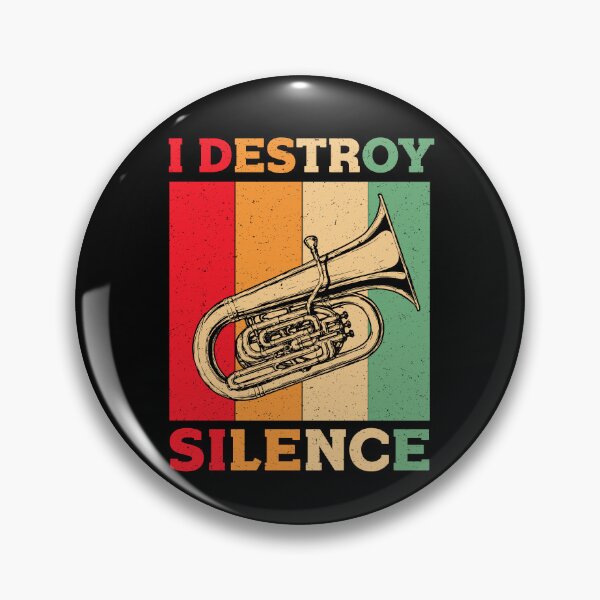 Item preview, Funny Tuba Tshirt - I Destroy Silence designed and sold by SunsetGloww.