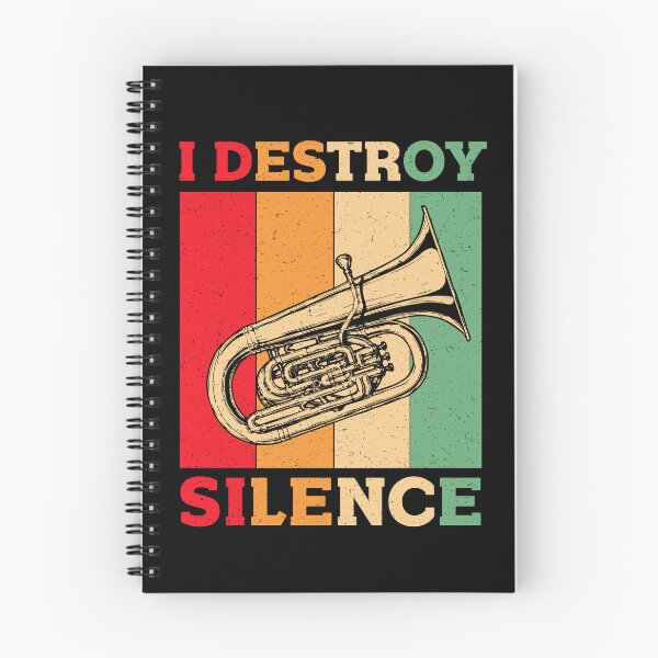 Item preview, Funny Tuba Tshirt - I Destroy Silence designed and sold by SunsetGloww.