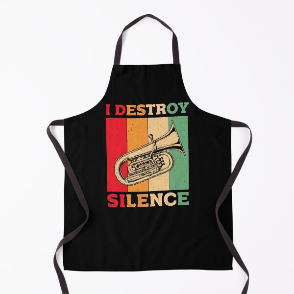 Item preview, Funny Tuba Tshirt - I Destroy Silence designed and sold by SunsetGloww.