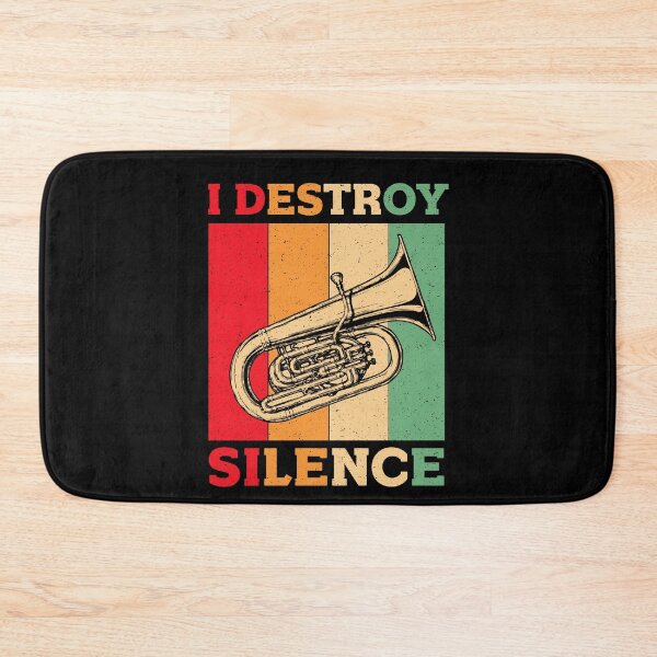 Item preview, Funny Tuba Tshirt - I Destroy Silence designed and sold by SunsetGloww.
