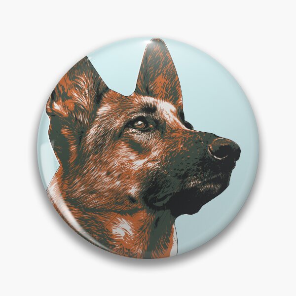 Item preview, German Shepherd Illustration designed and sold by boholoc0.