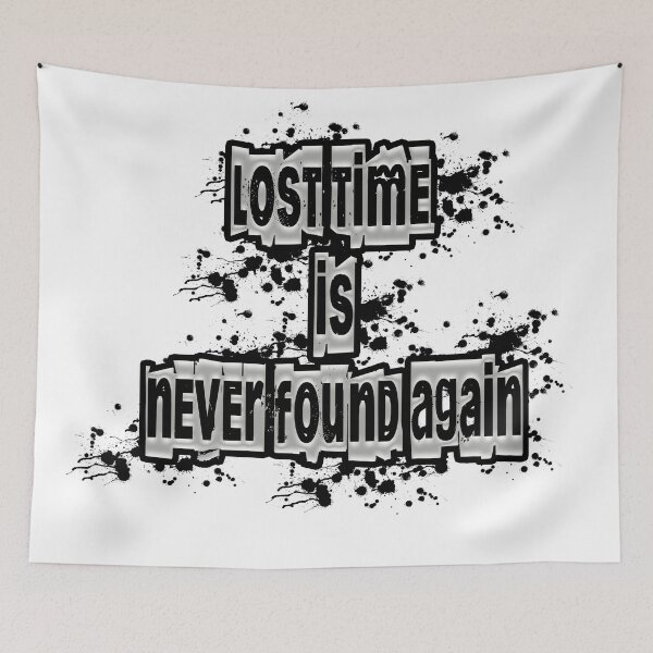 Item preview, Lost Time Quotes Design designed and sold by IcahDesign.