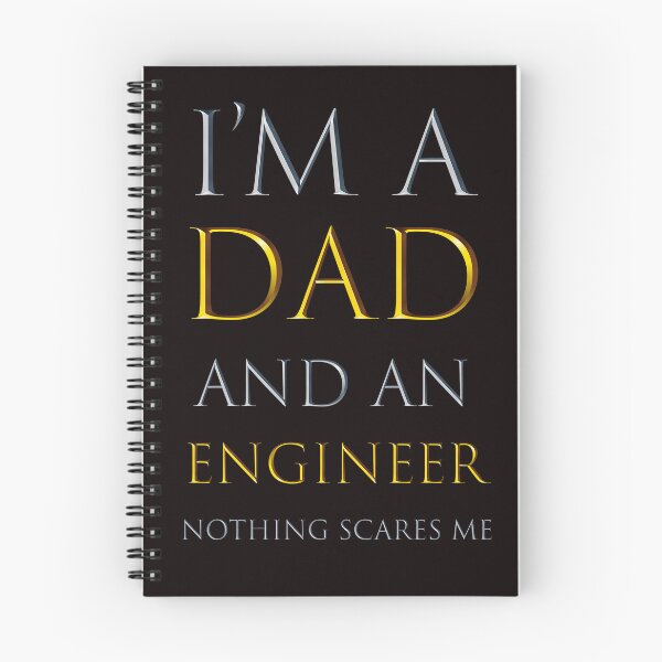 Item preview, i'm a dad and an engineer nothing scares me - funny job quotes designed and sold by pat227jc.