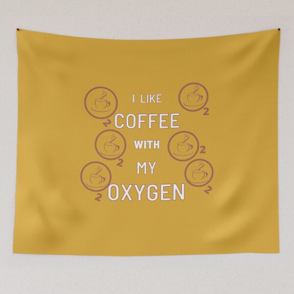 Item preview, I like coffee with my oxygen designed and sold by bob-design1.