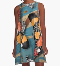Koi Watergarden A-Line Dress