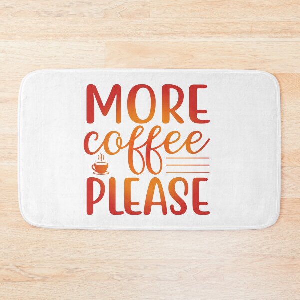 Item preview, More Coffee Please Love Valentine Summer Gift Art Design Happy Life Apparel Essential Motivation Inspiration Joy Mood  designed and sold by DesignByHeartUK.