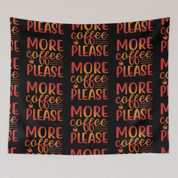 Item preview, More Coffee Please Love Valentine Summer Gift Art Design Happy Life Apparel Essential Motivation Inspiration Joy Mood  designed and sold by DesignByHeartUK.