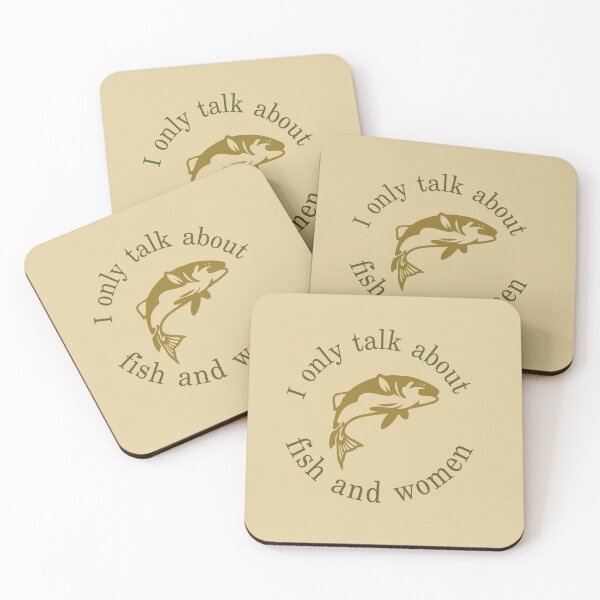 Item preview, I only talk about fish and women! designed and sold by sweatshop22.