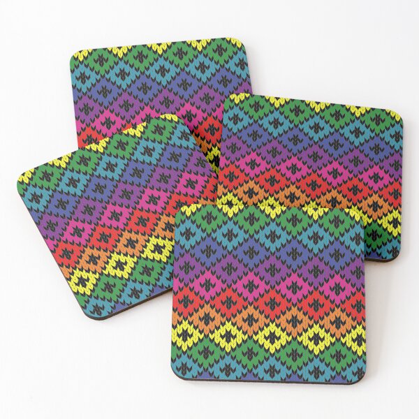 Item preview, Rainbow Knitting Art designed and sold by Ayesha Saleem.