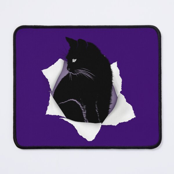 Item preview, torn paper black cat designed and sold by Chaos-Touch.